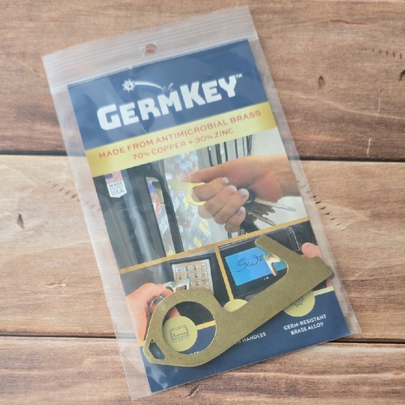 GermKey Other - GermKey Antimicrobial Brass Keychain Tool